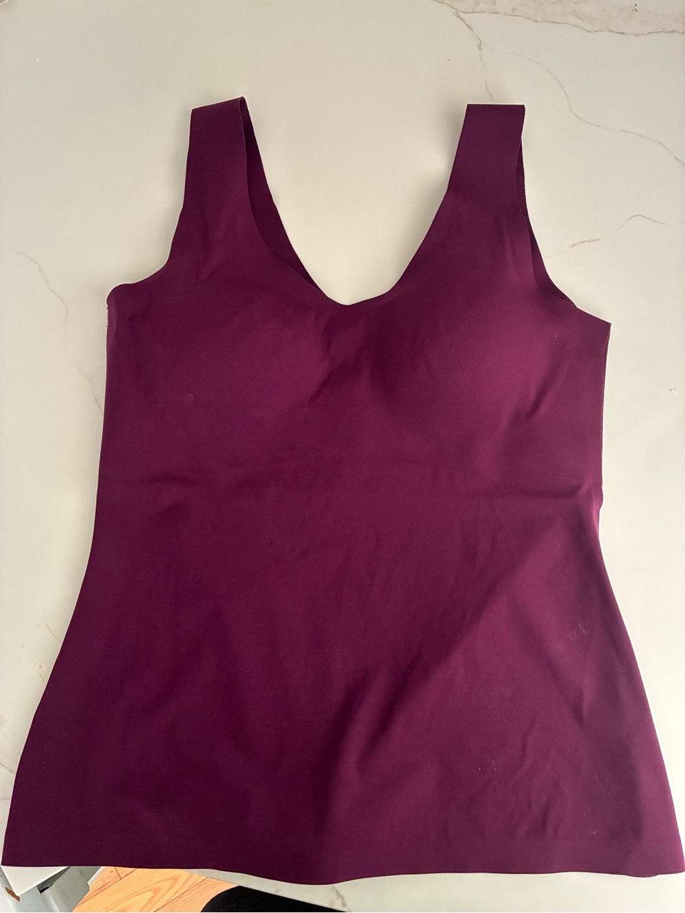 knix Deep V Seamless Tank in Plum